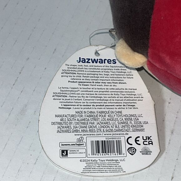 Squishmallow Kellytoy Plush Harry Potter 6" Harry Potter New with Tag - Picture 3 of 11